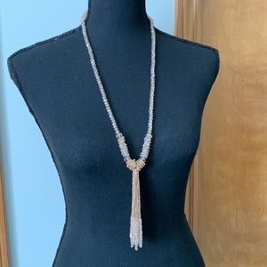 Beaded Tassel Necklace